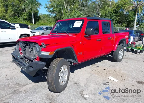 2020 Jeep Gladiator Rubicon 4X4 из США, поврежденный, VIN 1C6JJTBG3LL144858